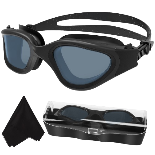 Swimming Goggles-Smoke Grey Black